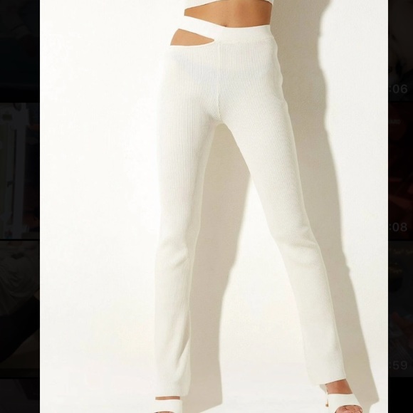 NWT Motel Rocks White Kharisma Trousers - Picture 2 of 7